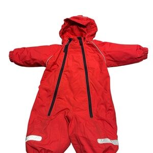 Polarn O. Pyret Red Snowsuit